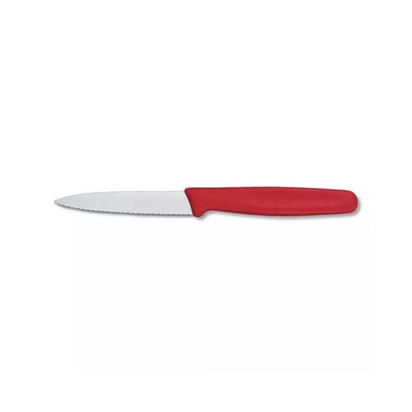 Victorinox 5.0631 Kırmızı Tırtıklı Soyma Bıçağı 8 Cm
