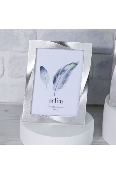 Selim Dekor Curved 13x18 Çerçeve Gümüş