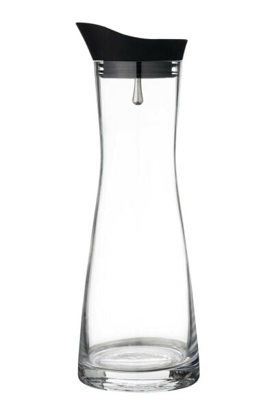 Leggno Vtr708crf01bk Vetro Cam Sürahi 1,0 Lt Siyah Başlık