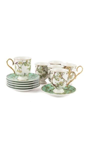Mikasa Moor Secret Garden 6lı Kahve Fincanı Seti 90cc