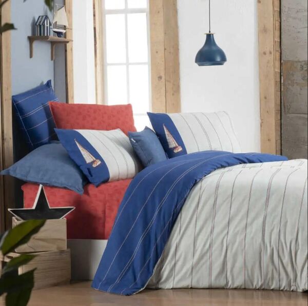 Sarev Kos Fancy Polin Nevresim Takımı Bej Tek Kişilik