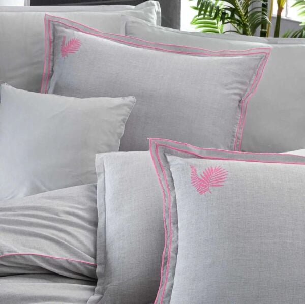 Sarev Supra Fancy Poplin Nevresim Takımı Gri Çift Kişilik