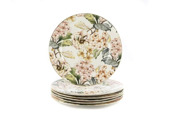 Mikasa Moor Floral Land 6lı Pasta Tabağı 22cm