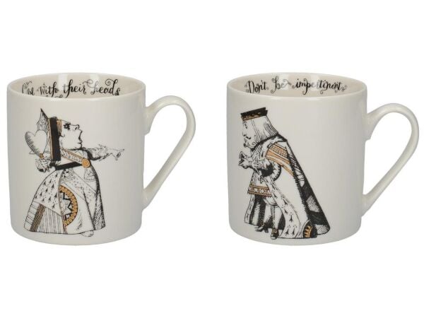 Mikasa x V&A Alice in Wonderland 350ml Porselen Kupa 2’li