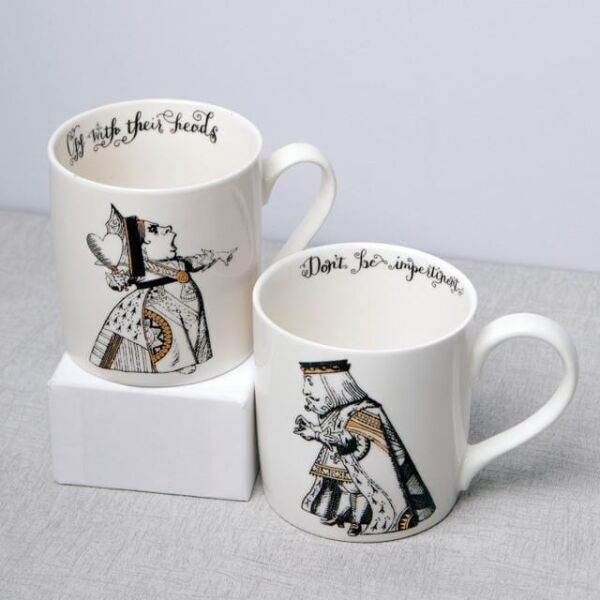 Mikasa x V&A Alice in Wonderland 350ml Porselen Kupa 2’li