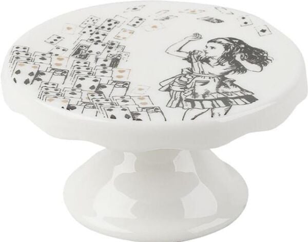 Mikasa x V&A Alice In Wonderland Porselen 10cm 2li Kek, Pasta Standı