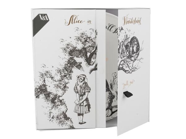 Mikasa x V&A Alice In Wonderland Porselen Fine China 21cm Pasta Tabak Seti 4lü
