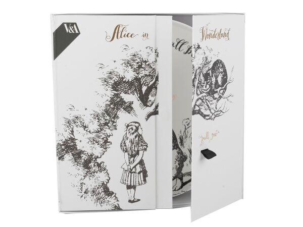 Mikasa x V&A Alice In Wonderland Porselen Fine China 21cm Pasta Tabak Seti 4lü