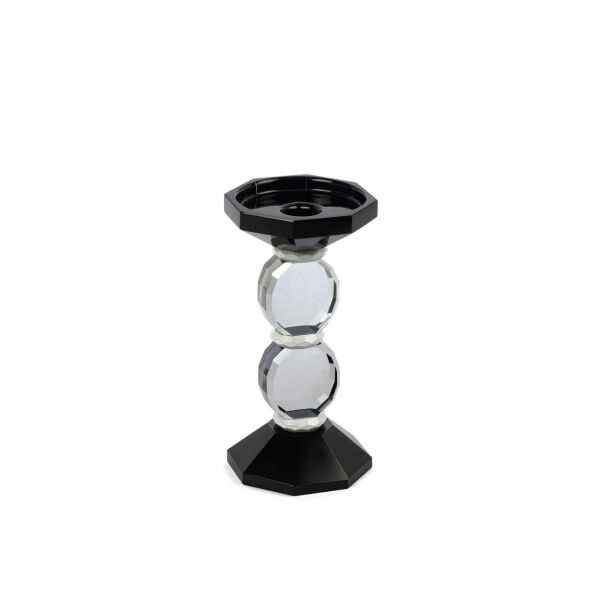 Mikasa Moor Kristal Siyah Gri Opak Mumluk 9x19cm