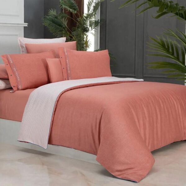 Sarev Morgan Tencel Nevresim Takımı Pembe Tek Kişilik