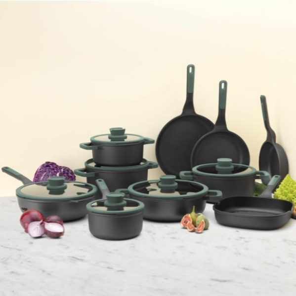 Berghoff 8500973 Leo 26 Cm Döküm Izgara Tava Yeşil