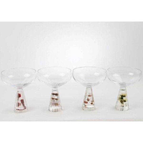 Mikasa Moor Flower 4lü Cam Dondurmalık