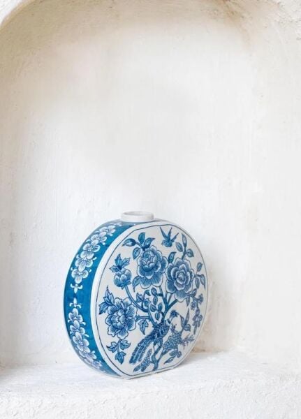 The Mia Dekoratif Kapaklı Küp Yuvarlak 25x11x34 cm