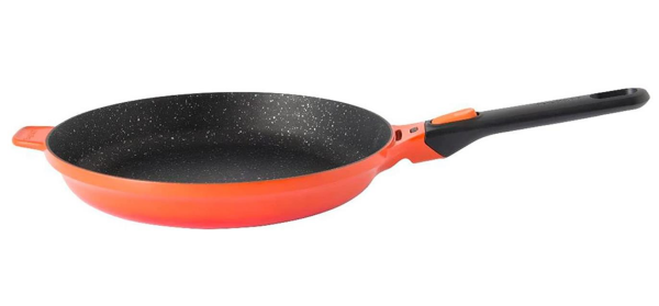 Berghoff Gem Stay Cool Soft Turuncu Çıkarılabilir Saplı Tava 28 Cm