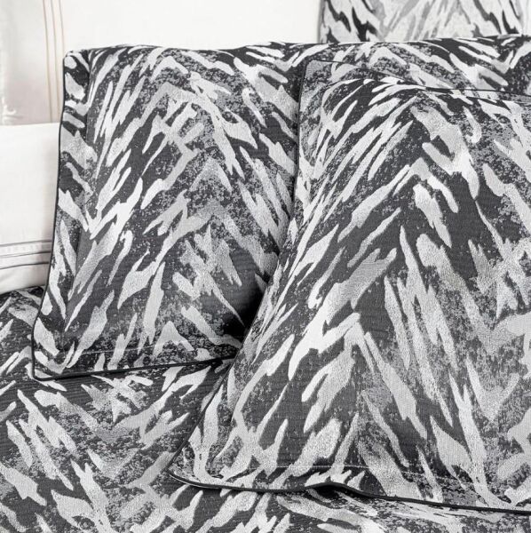 Sarev Bengal Yatak Örtüsü Gri Çift Kişilik