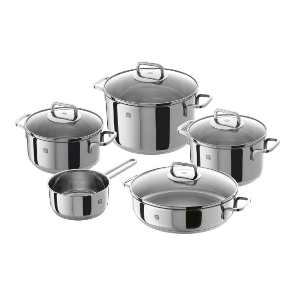 Zwilling 650600020 Quadro 5 Parça Çelik Tencere Seti