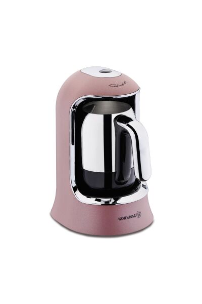 Korkmaz A860-06 Kahvekolik Rose Gold Krom Türk Kahve Makinesi