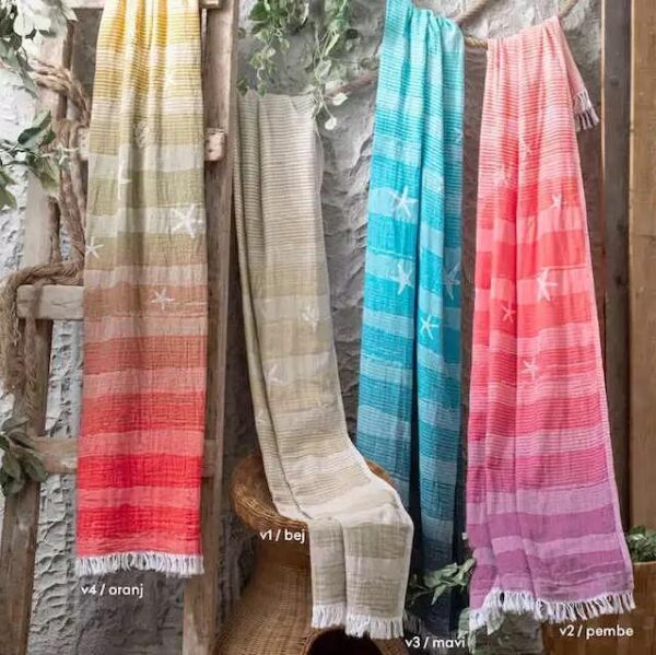 Sarev Destiny Plaj Havlusu Mavi 90X160