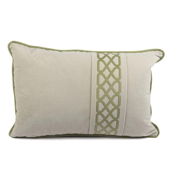 Mikasa Moor Amira Yeşil Bordürlü 40x60 Yastık