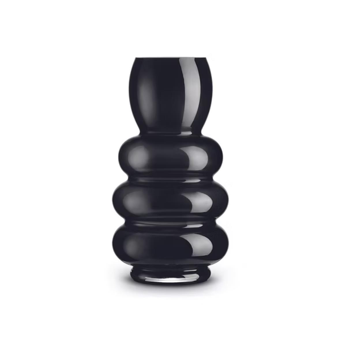 Pozzi Milano Home Heritage  Cam Vazo 15,5 x 30 cm - Siyah