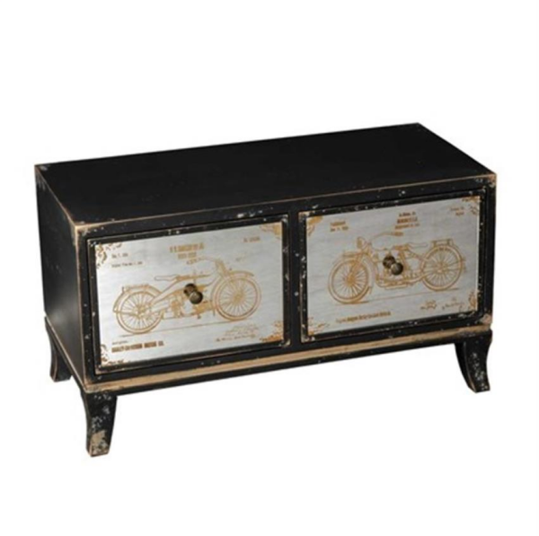 Vitale İki Çekmeceli Ahşap Mobilya 81.5 x 40.0 x 45.5 cm