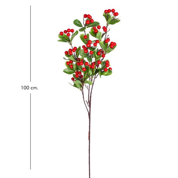 Yılbaşı Çiçek Berry Pike Kokina Kırmızı 100 cm
