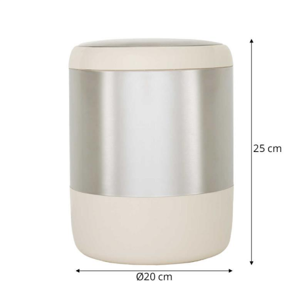 Primanova Lima Çöp Kovası Bej