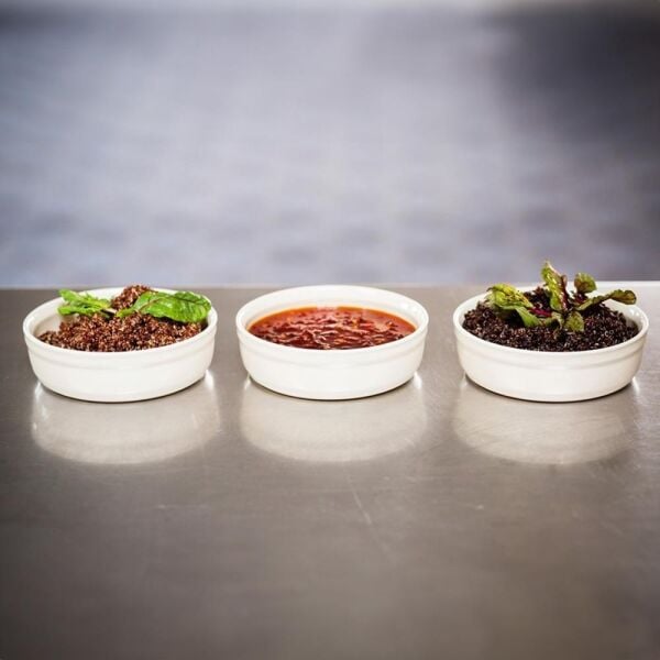 Emile Henry Fırın Kabı Yuvarlak Creme Brulee Ekru-Clay