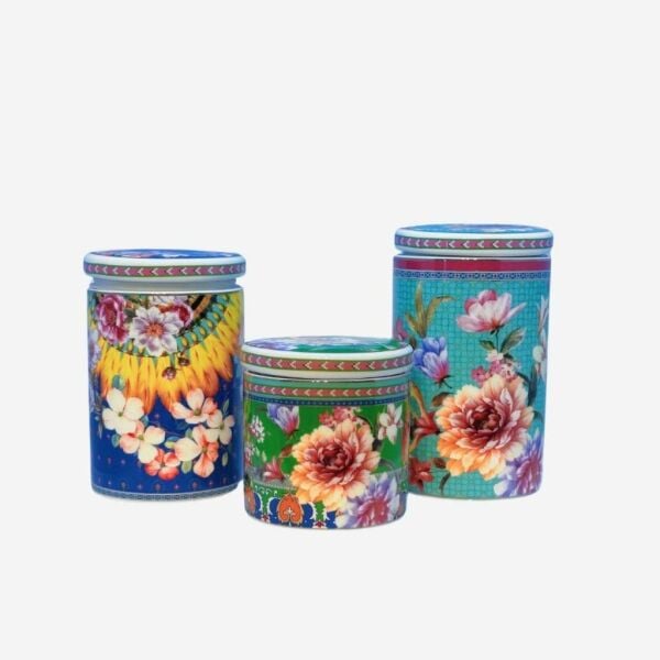 Lucky Art Camellia Bone 3lu Bone Kavanoz Seti