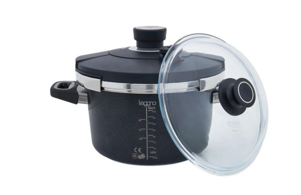 Leggno Blk2383pc4st Gourmet Black Döküm Düdüklü 4,5 Lt