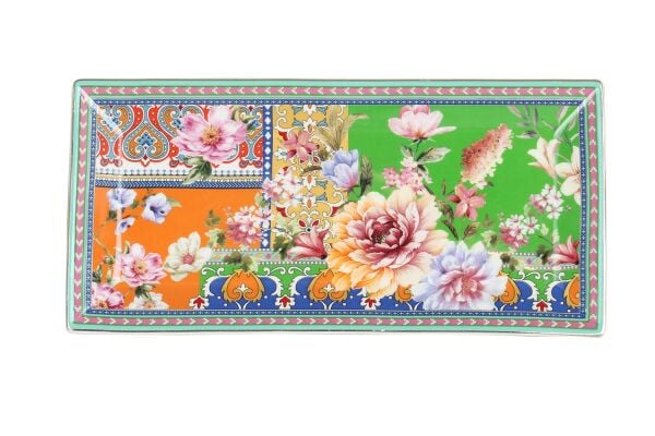 Lucky Art Camellia Bone Servis Tabağı 30 cm