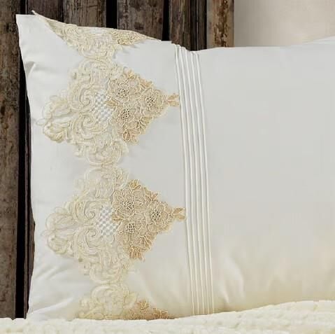 Nazik Home Hera Yatak Seti Krem Çift Kişilik