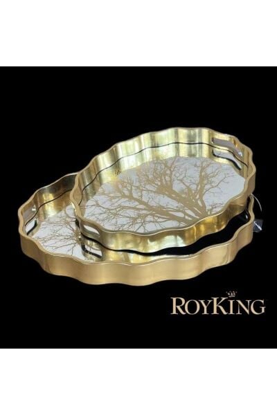 Royking 2 li Oval Tepsi 44x36 ve 38x31