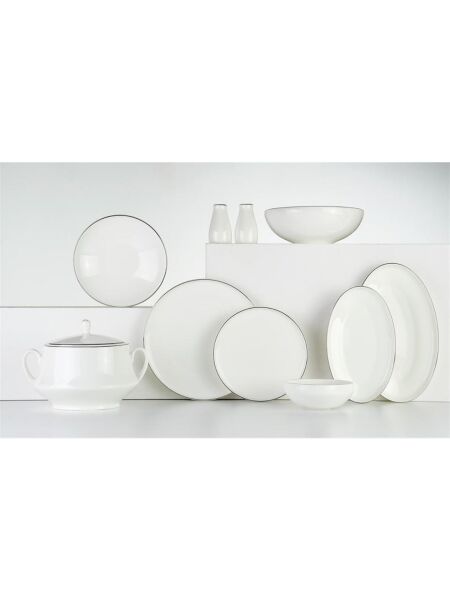 Leggno Chester Silver Che1001set24s 24 Parça Yemek Takımı