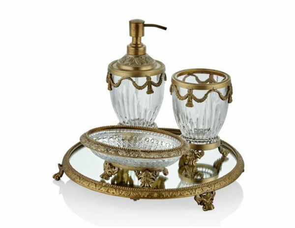 Lamedore Majestıc Antik Gold Banyo Takımı