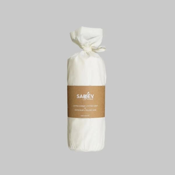 Sarev Fitted Çarşaf Ranforce Ekru Tek Kişilik