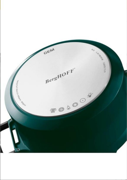 Berghoff Gem 8500948 Stay Cool Pilav Tenceresi Yeşil 24 Cm