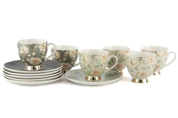 Mikasa Moor Rosy 6lı Kahve Fincanı Seti 90cc