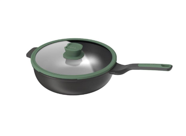 Berghoff 8500976 Leo 28 Cm Wok Tava Yeşil