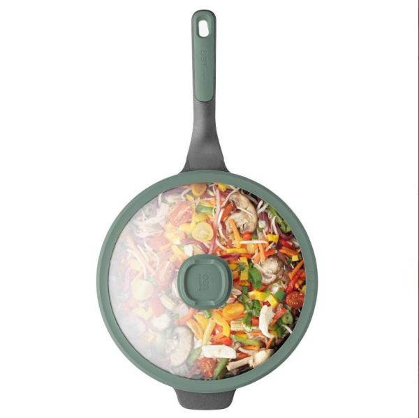 Berghoff 8500976 Leo 28 Cm Wok Tava Yeşil
