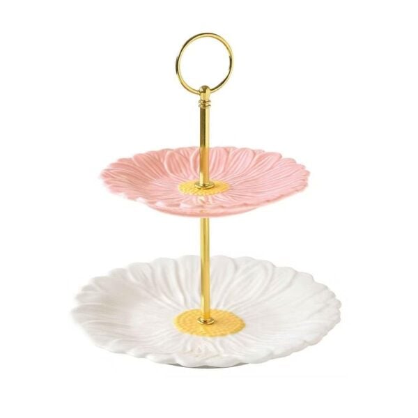 Easy Life 2 Katlı Porselen Sunumluk 16 cm / 21 cm