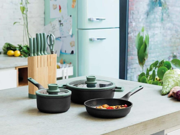 Berghoff 8500979 Leo 28 Cm Döküm Tencere Yeşil