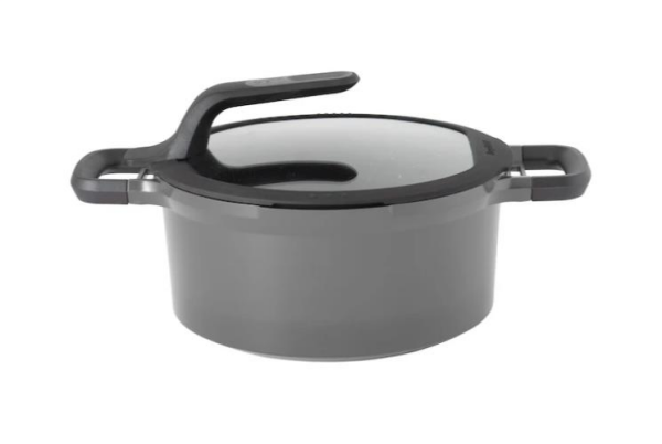 Berghoff Gem 8501027 Stay Cool Pilav Tenceresi Gri 24 Cm