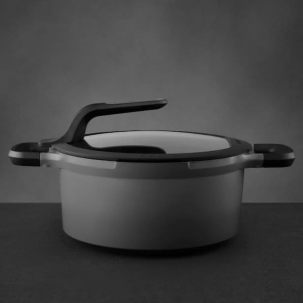 Berghoff Gem 8501027 Stay Cool Pilav Tenceresi Gri 24 Cm