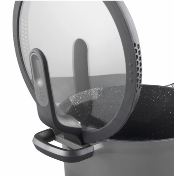 Berghoff Gem 8501027 Stay Cool Pilav Tenceresi Gri 24 Cm
