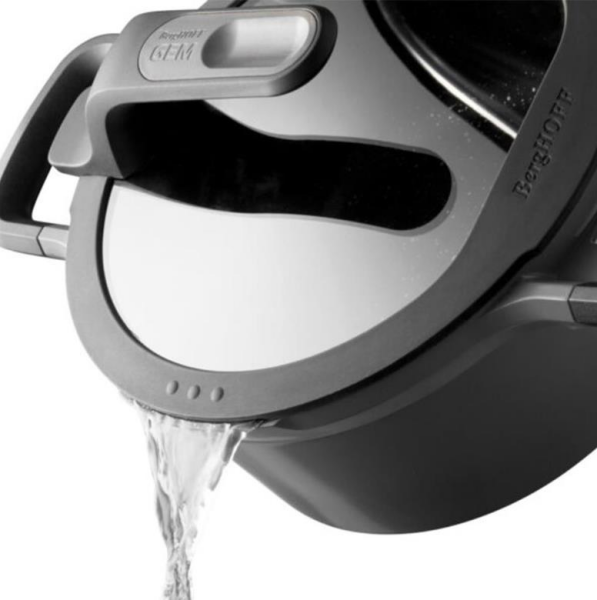 Berghoff Gem Stay Cool Pilav Tenceresi Gri 28 Cm