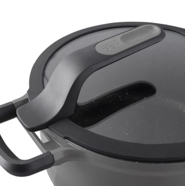 Berghoff Gem Stay Cool Pilav Tenceresi Gri 28 Cm