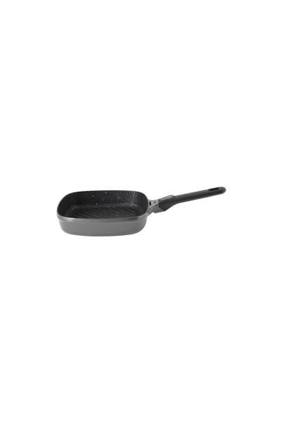 Berghoff Gem 8501031 Çıkarılabilir Saplı Stay Cool Izgara Kare Tava Gri 24 Cm