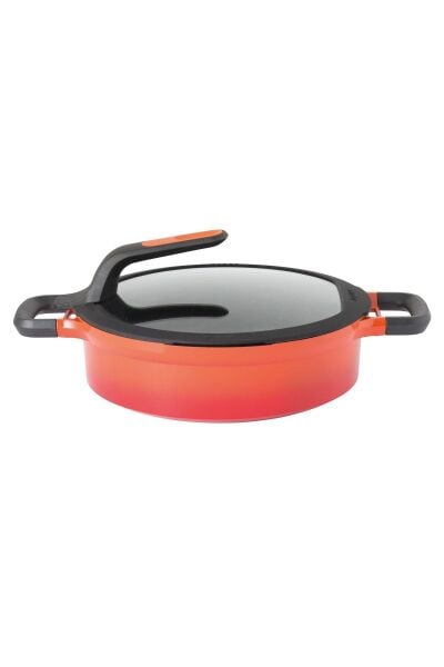 Berghoff Gem 8501037 Stay Cool Soft Orange Pilav Tenceresi 24 Cm