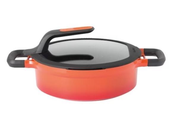 Berghoff Gem 8501039 Stay Cool Soft Orange Pilav Tenceresi 26 Cm